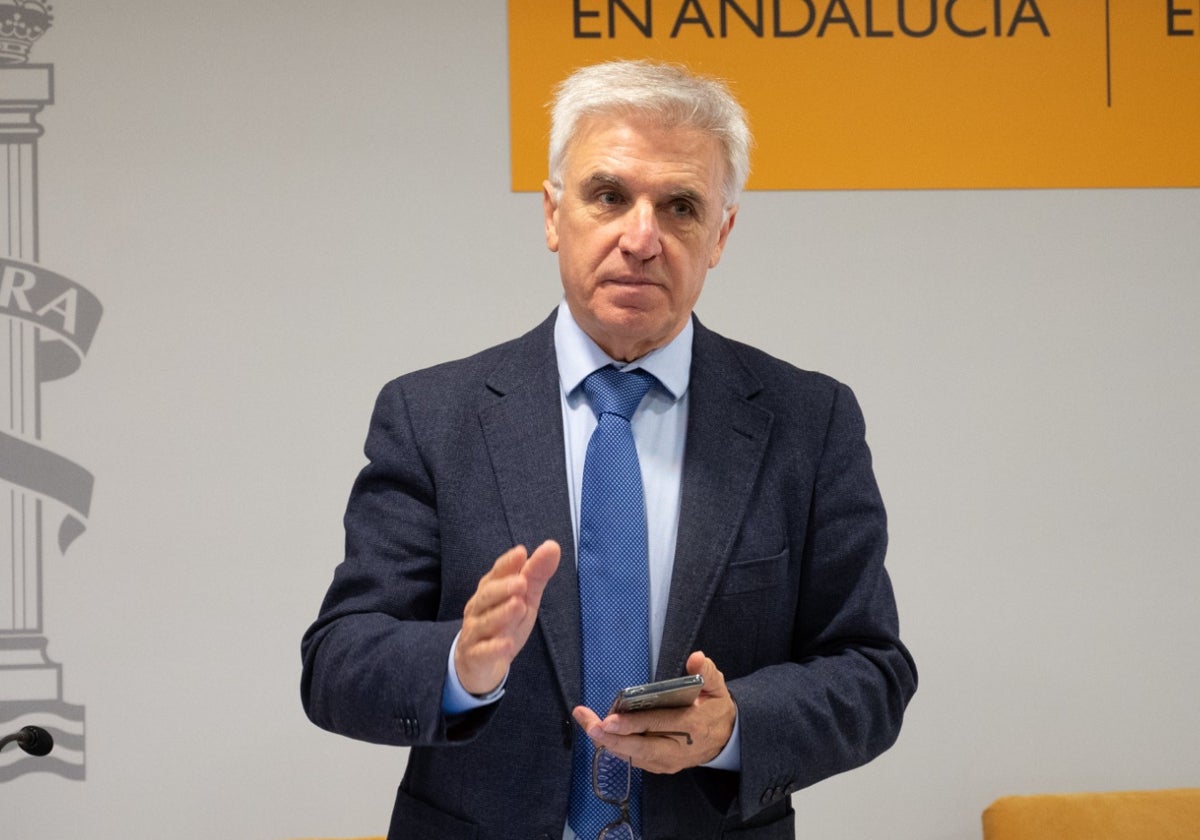 El delegado de Aemet en Andalucía, Juan de Dios del Pino