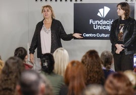 Megan Maxwell y Sandra Miró protagonizan un encuentro literario en la Fundación Unicaja