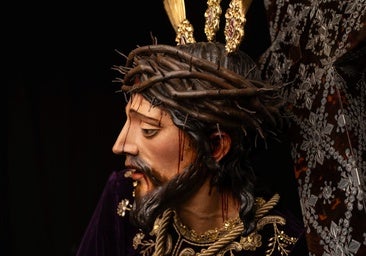 Fernando Aguado, tras la restauración del Señor de las Penas de San Vicente de Sevilla: «Se han recuperado facciones perdidas»