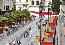 Las sillas de la Semana Santa de Sevilla 2025 serán hasta cinco euros más caras