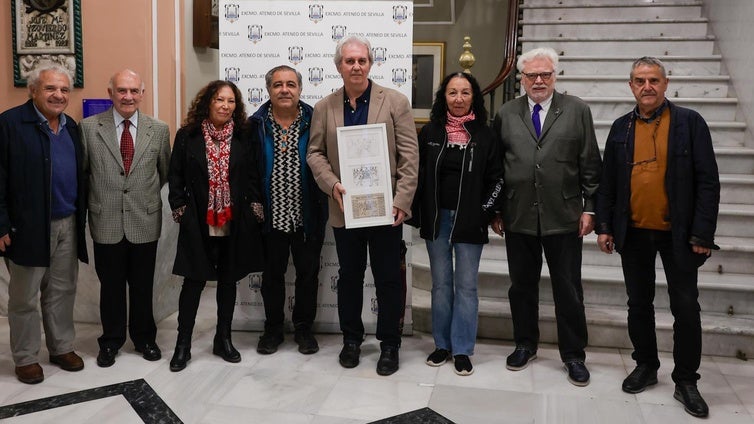 Un libro reúne las ilustraciones para cine y teatro que Domingo Martínez González publicó para ABC de Sevilla