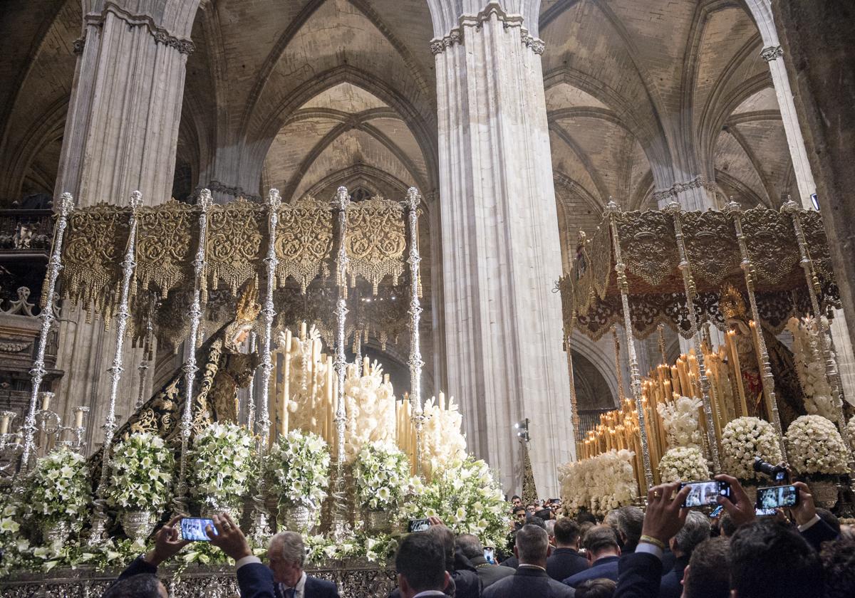 La Espernza de Triana y la Macarena en la Catedral