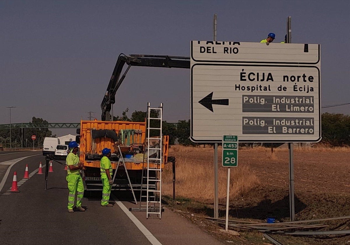 Conservación de carreteras en la provincia de Sevilla