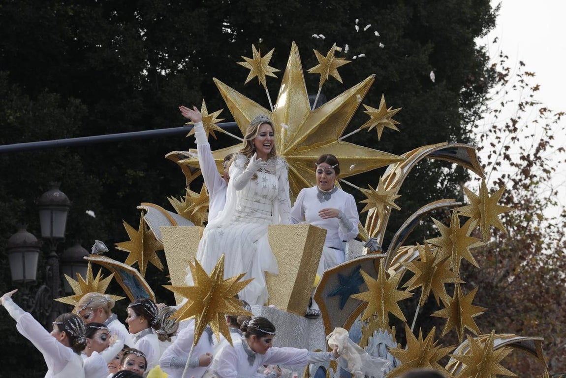 Primeros momentos de la Cabalgata de Reyes Magos de Sevilla 