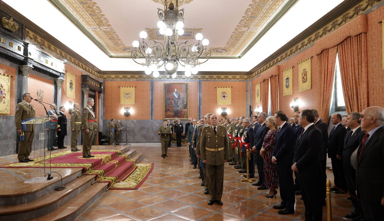 Celebración de la Pascua Militar en Capitanía General