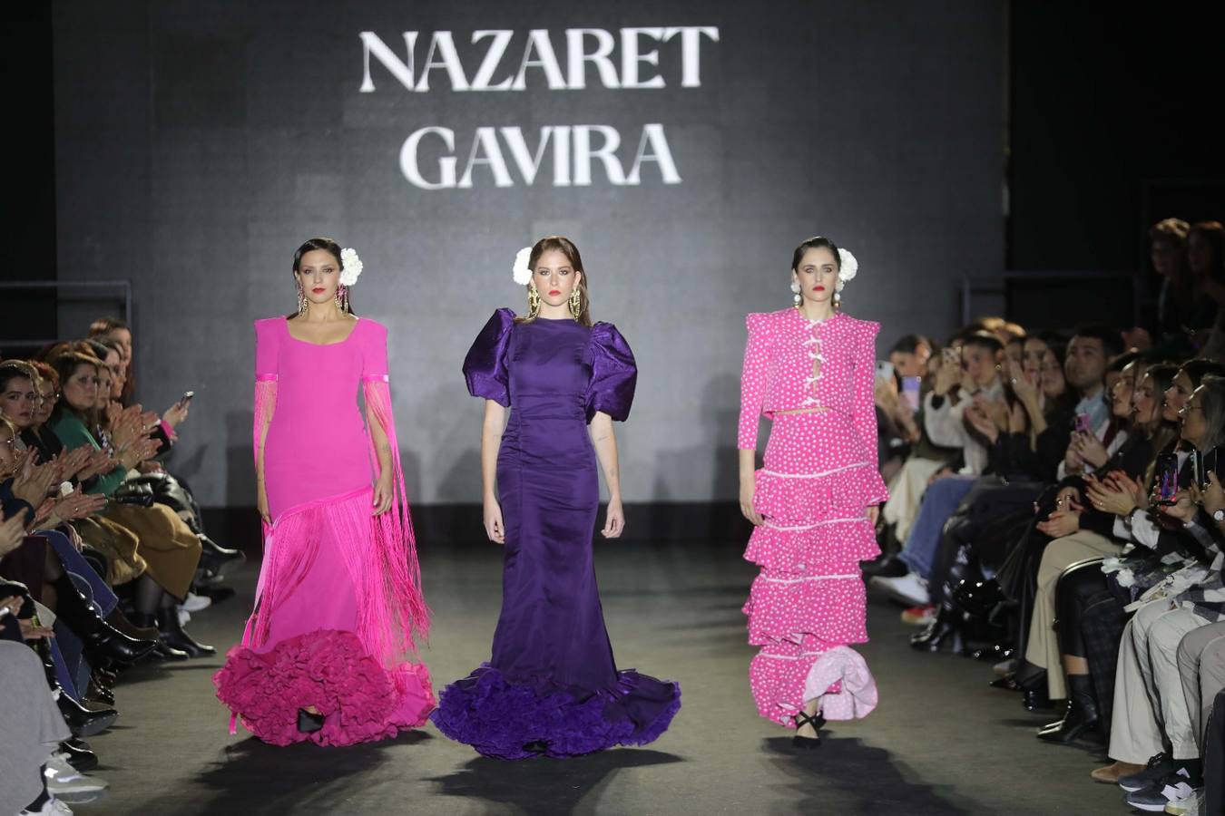 El primer desfile de Nazaret Gavira como profesional fue muy aplaudido