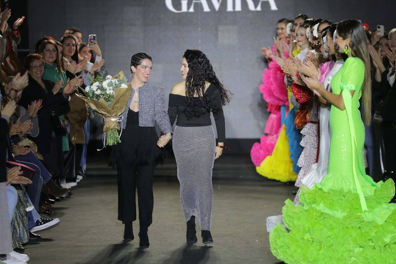 El primer desfile de Nazaret Gavira como profesional fue muy aplaudido