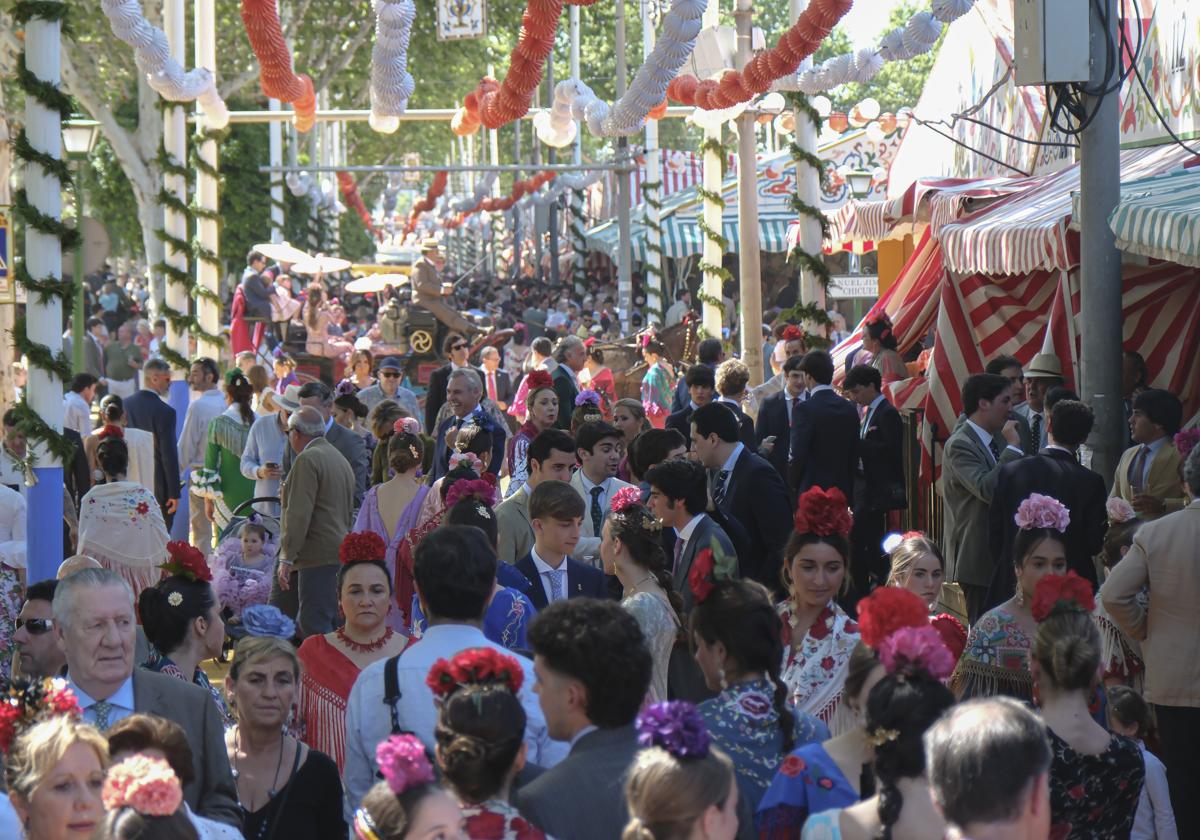 Ambiente de la Feria de Sevilla