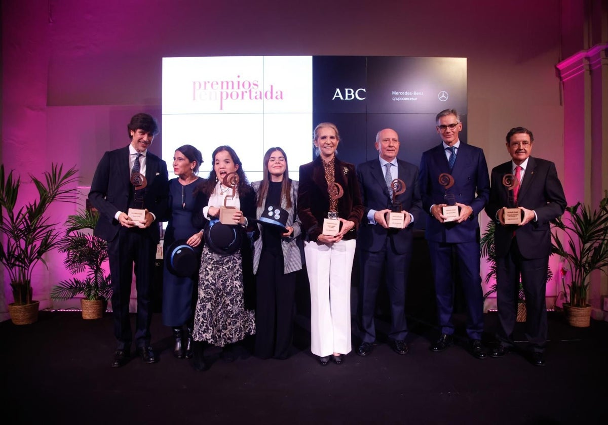 Los premiados en la séptima edición de los Premios 'En Portada' de ABC de Sevilla