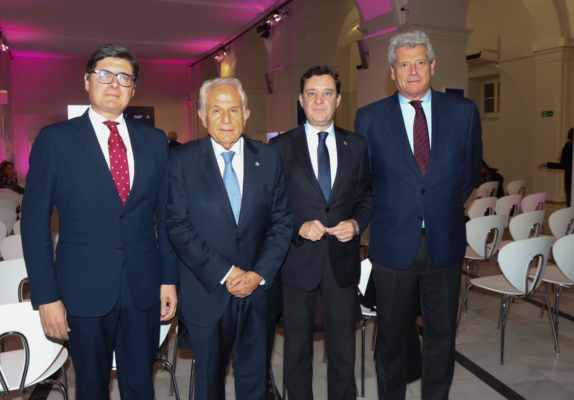 Álvaro Pimentel, Antonio Pascual, Juan De la Rosa y Ricardo Tarno