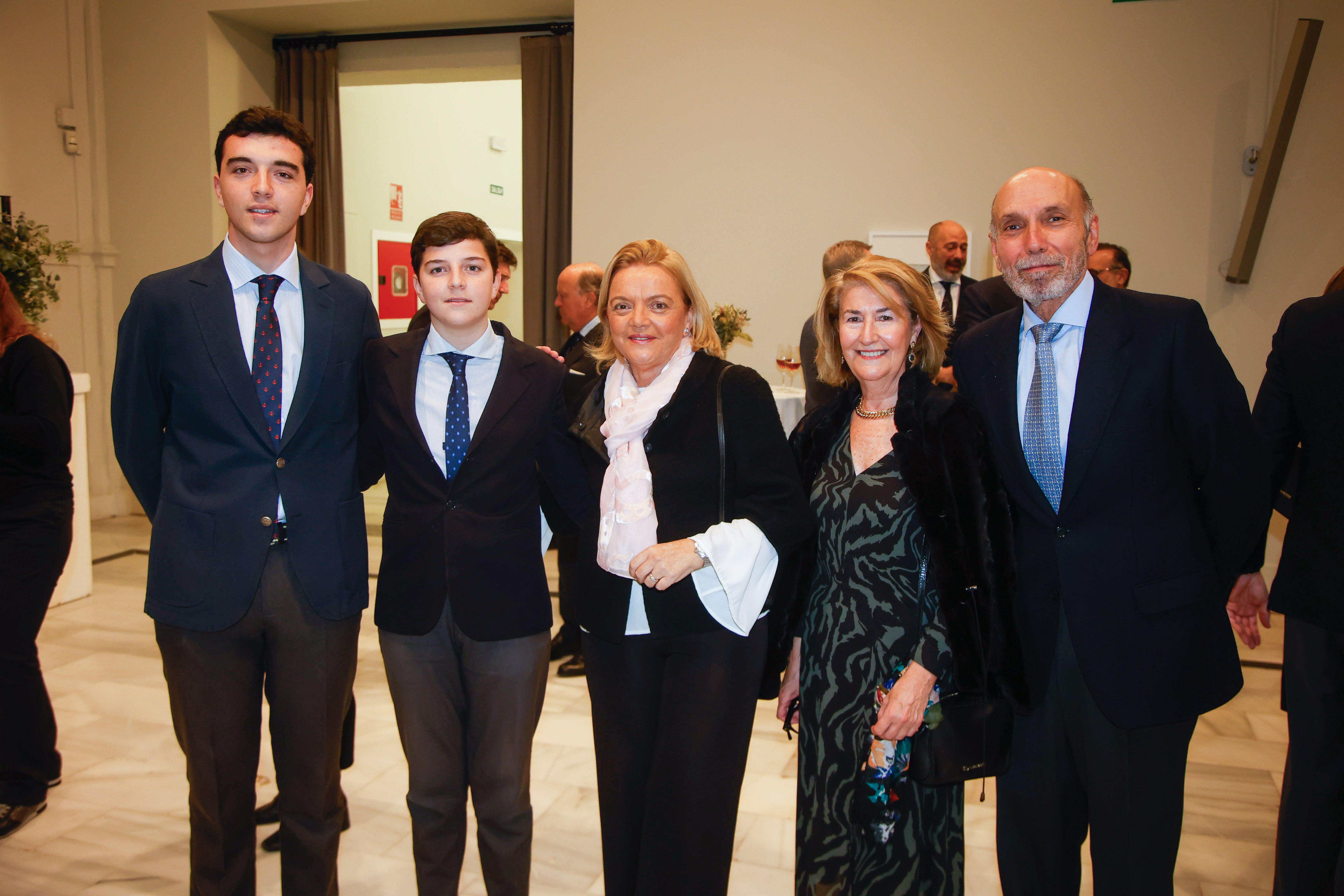 Ignacio Virizuela, Juan Virizuela, Coral Candón, Purina Berjano y Joaquín Andrade