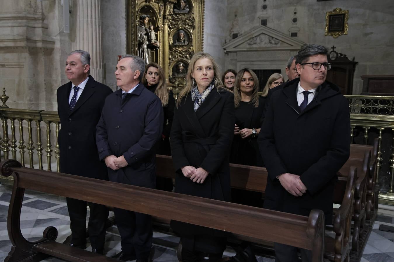 La familia Jiménez-Becerril ha estado acompañada en todo momento por representantes del Ayuntamiento de Sevilla