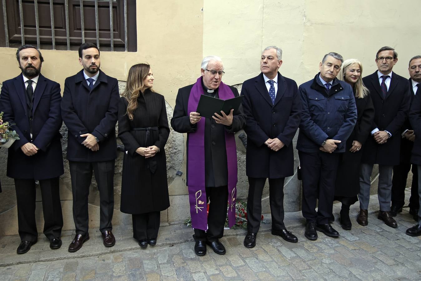 La familia Jiménez-Becerril ha estado acompañada en todo momento por representantes del Ayuntamiento de Sevilla