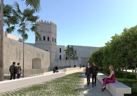 El museo de la Torre de la Plata de Sevilla imitará el aspecto de la muralla