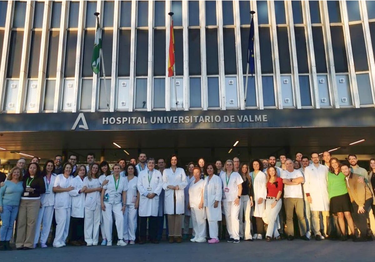 Profesionales de Traumatología del Hospital Universitario de Valme