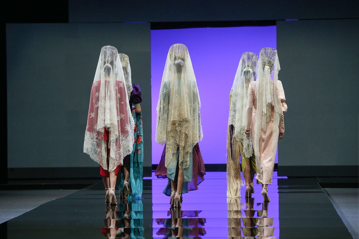 Desfile de Javier García, este viernes en Simof