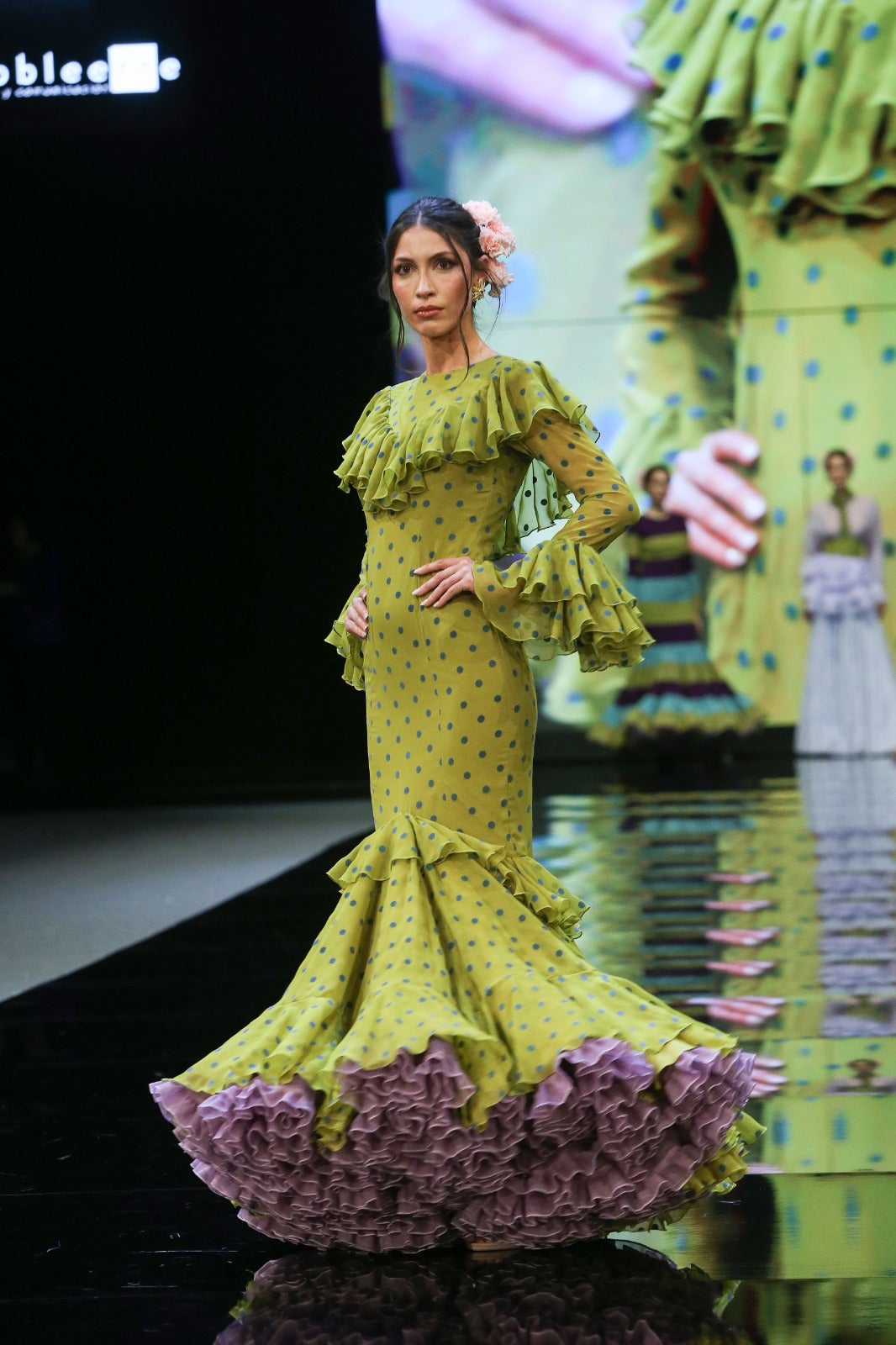 Desfile de Javier García, este viernes en Simof