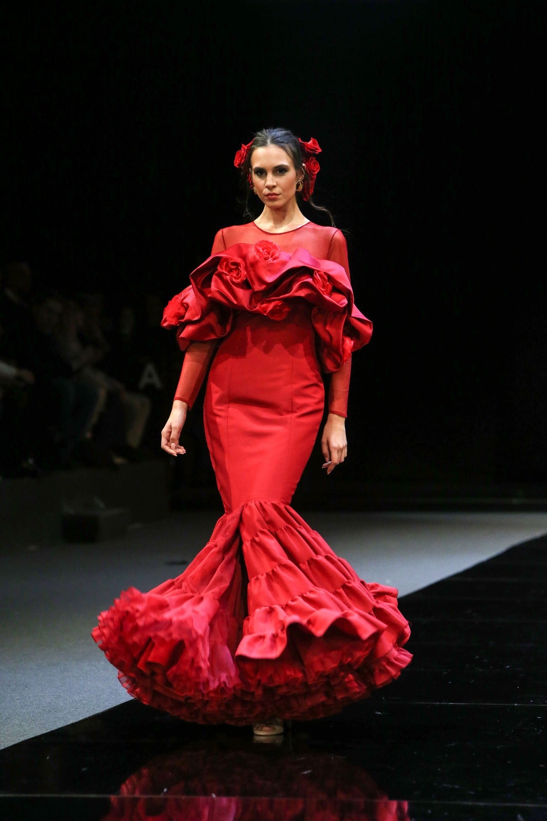 Desfile de Javier García, este viernes en Simof