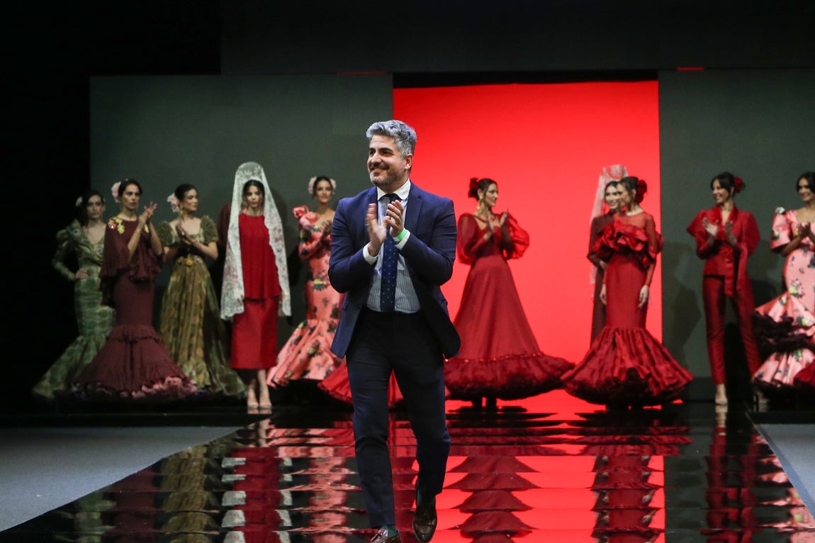 Desfile de Javier García, este viernes en Simof