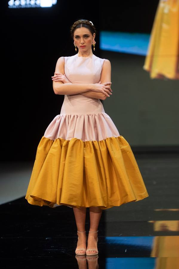 Detalles del desfile del diseñador Luis Fernández en SIMOF 2025