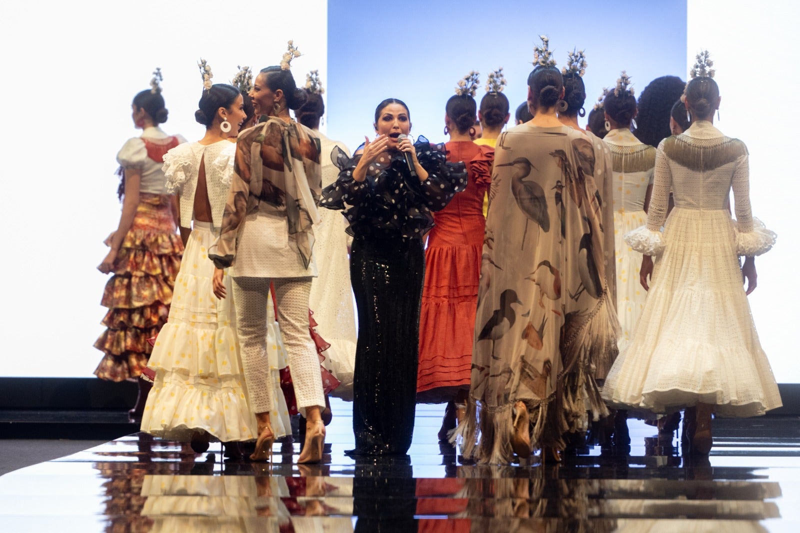 Detalle del desfile de José Joaquín Gil en Simof