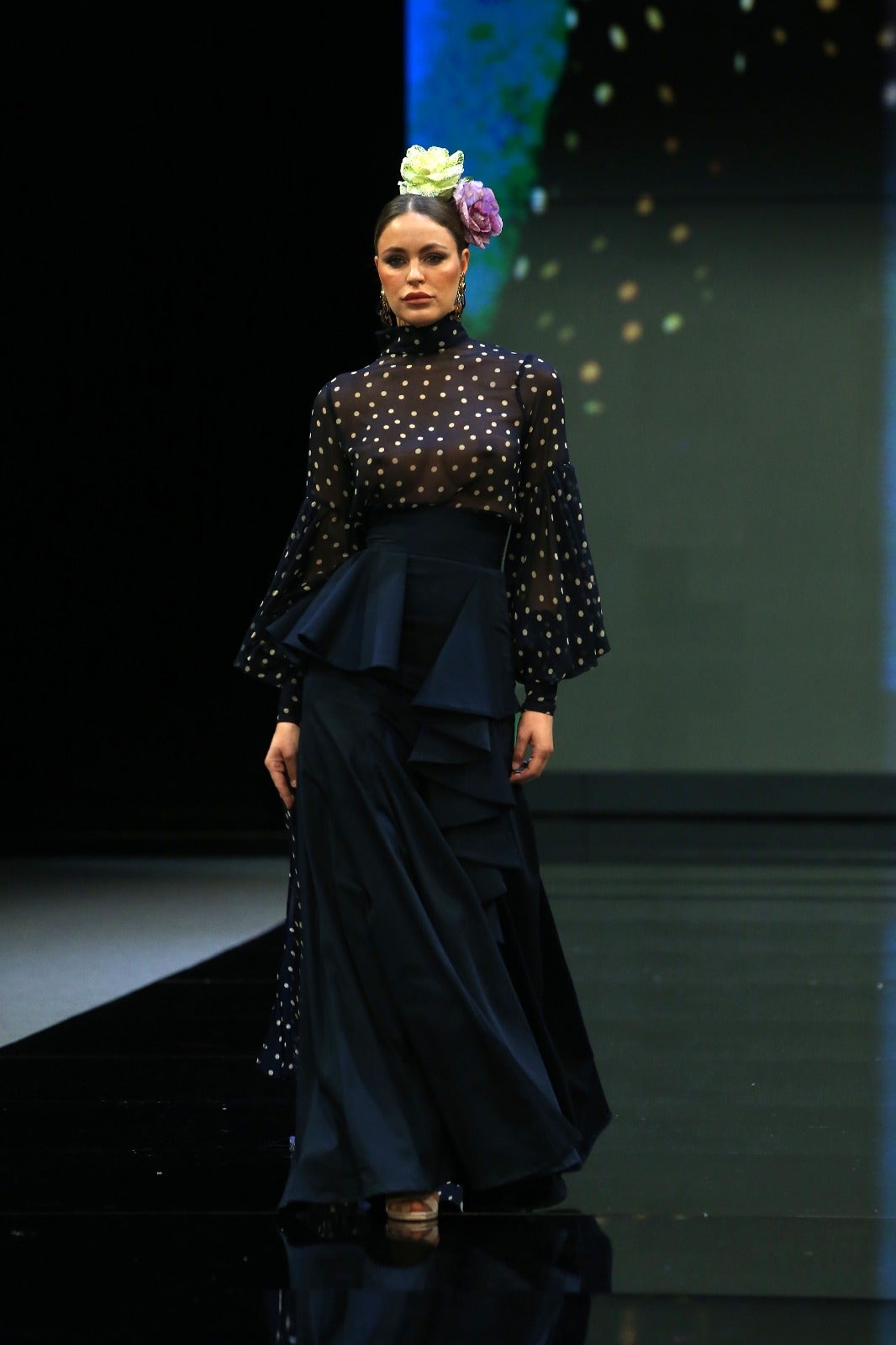 Detalle del desfile de Raquel Bollo