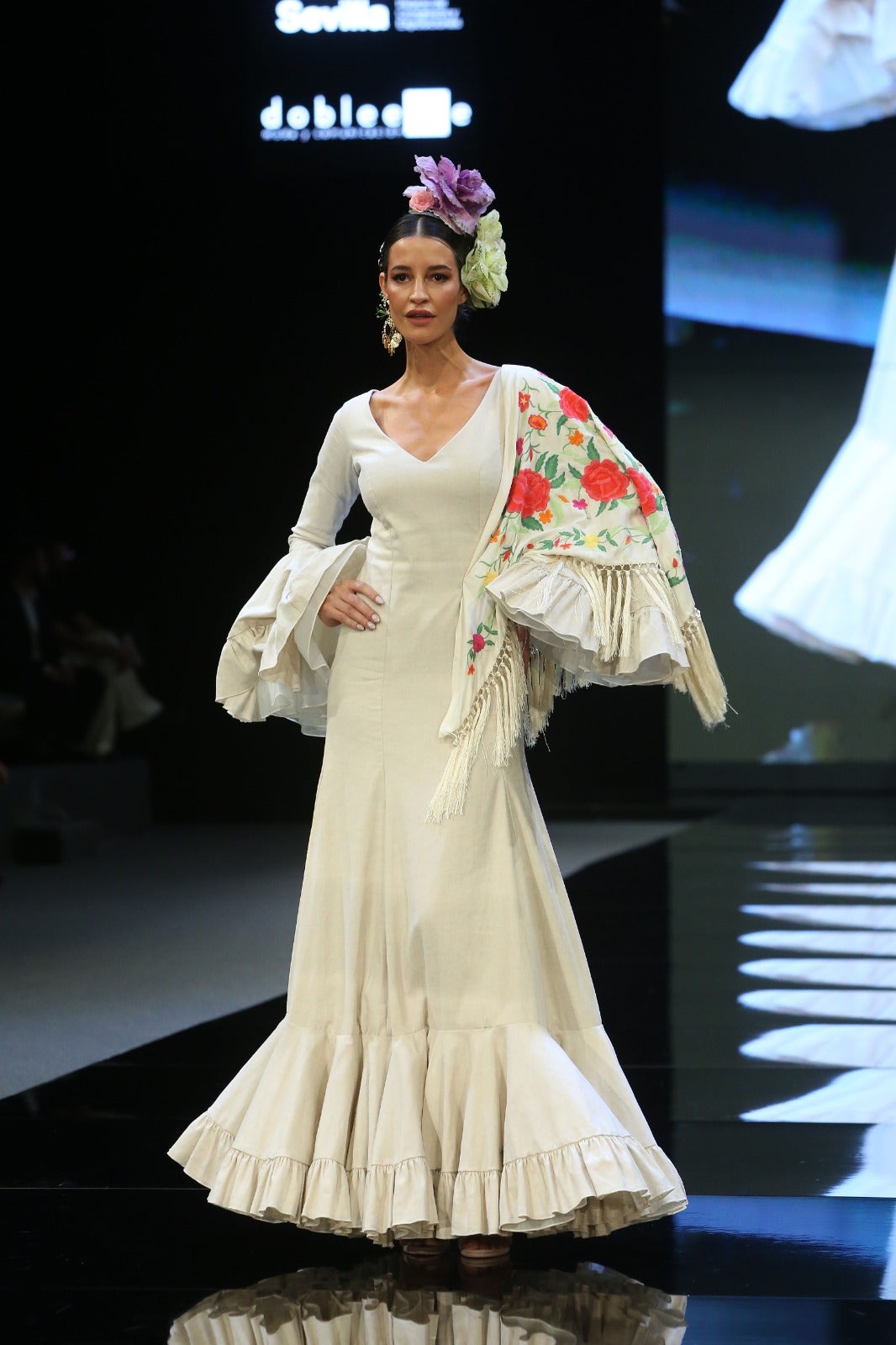 Detalle del desfile de Raquel Bollo