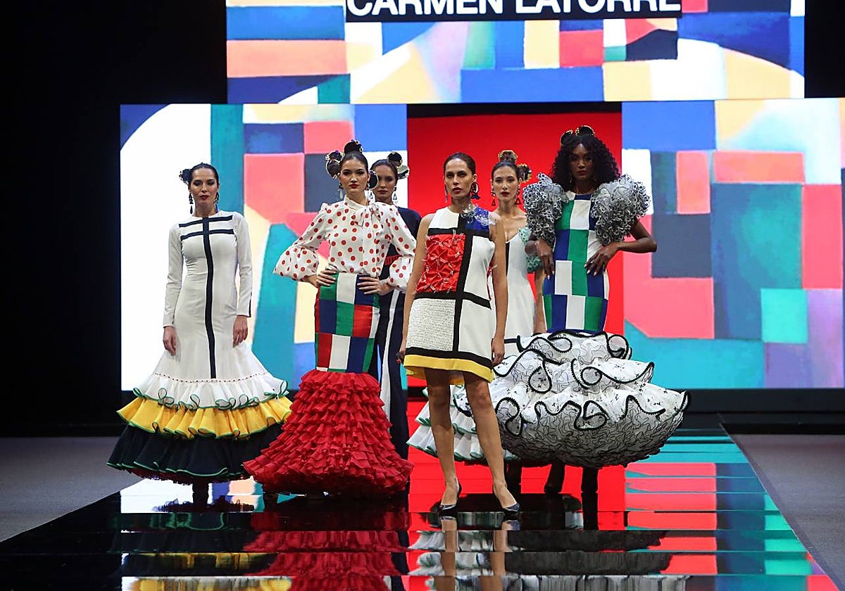 Carmen Latorre se ha inspirado en el arte de Mondrian