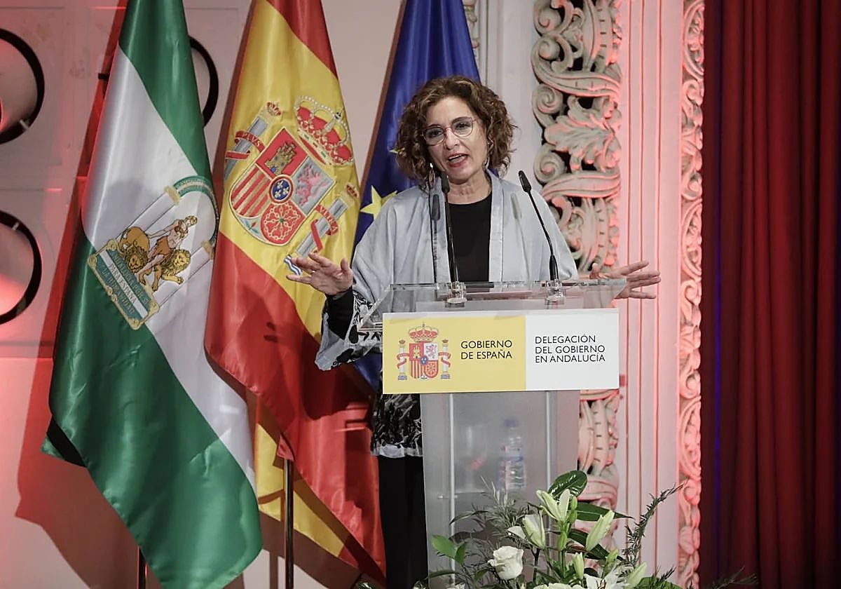La ministra de Hacienda y líder del PSOE andaluz, María Jesús Montero