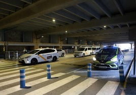 Comienza sin incidentes y con amplia presencia policial el turno rotatorio de taxis en el aeopuerto de Sevilla: «Ya no somos como Nápoles»