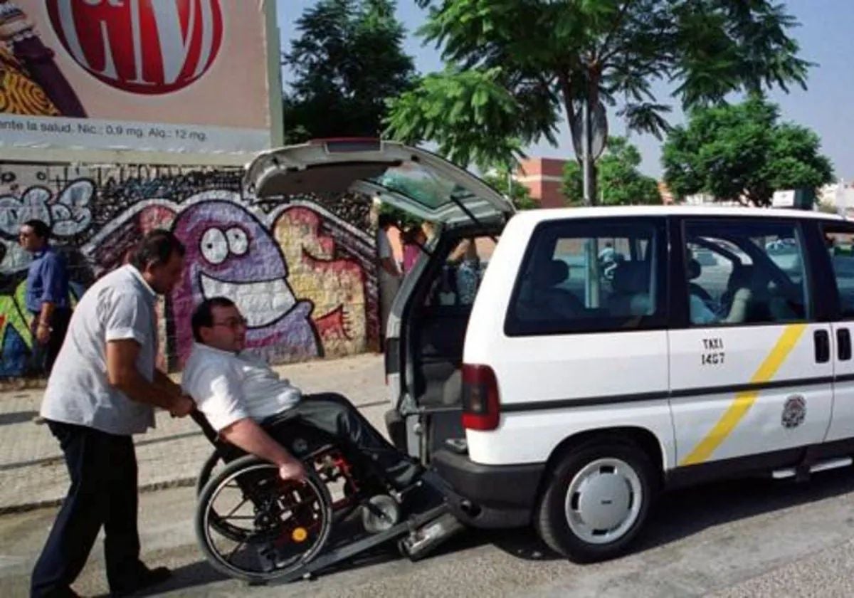 Un taxi para personas con movilidad reducida