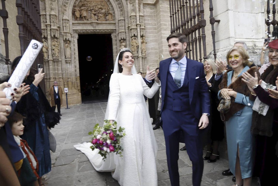 La boda de Magdalena González-Serna en Sevilla, en imágenes
