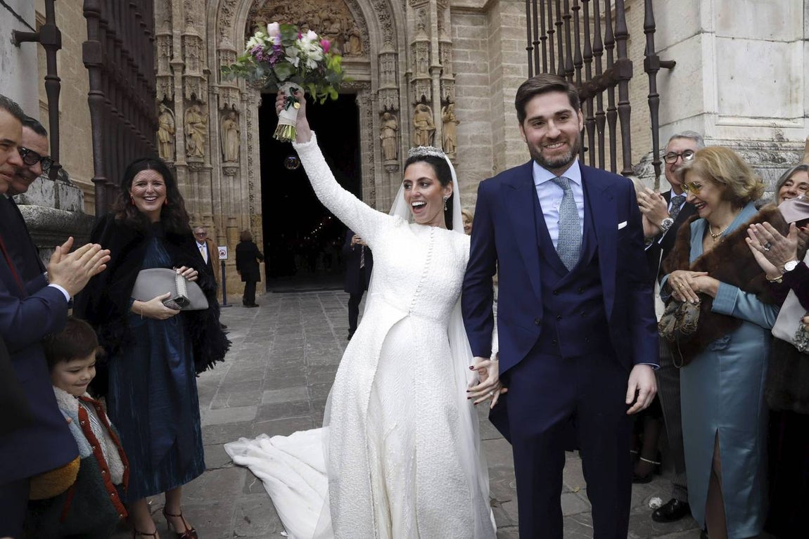 La boda de Magdalena González-Serna en Sevilla, en imágenes