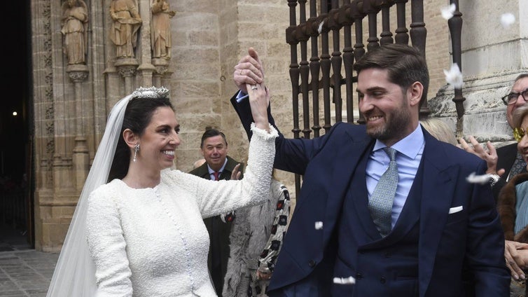 La boda de Magdalena González-Serna en Sevilla, en imágenes