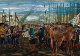 El Tercio de Olivares recrea el cuadro 'La rendición de Breda' de Velázquez