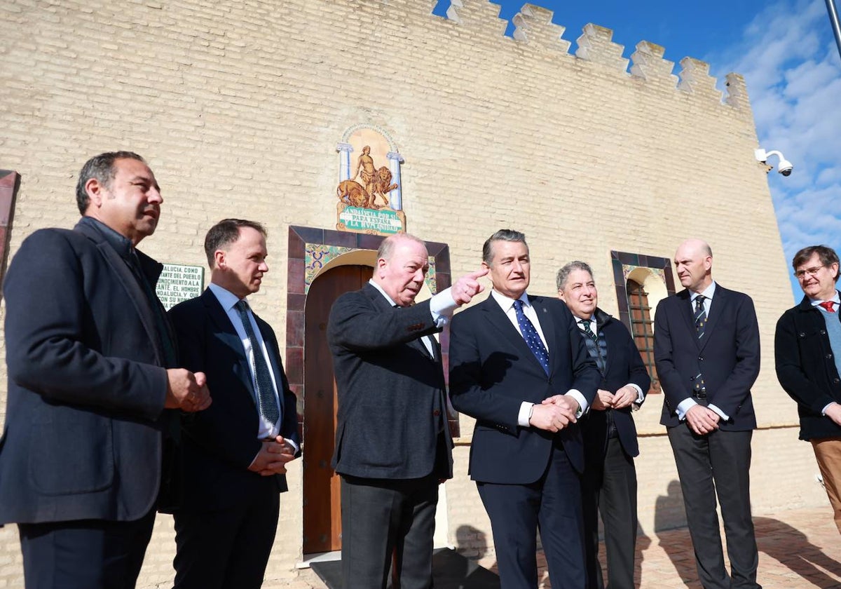 Antonio Sanz en la Casa de Blas Infante
