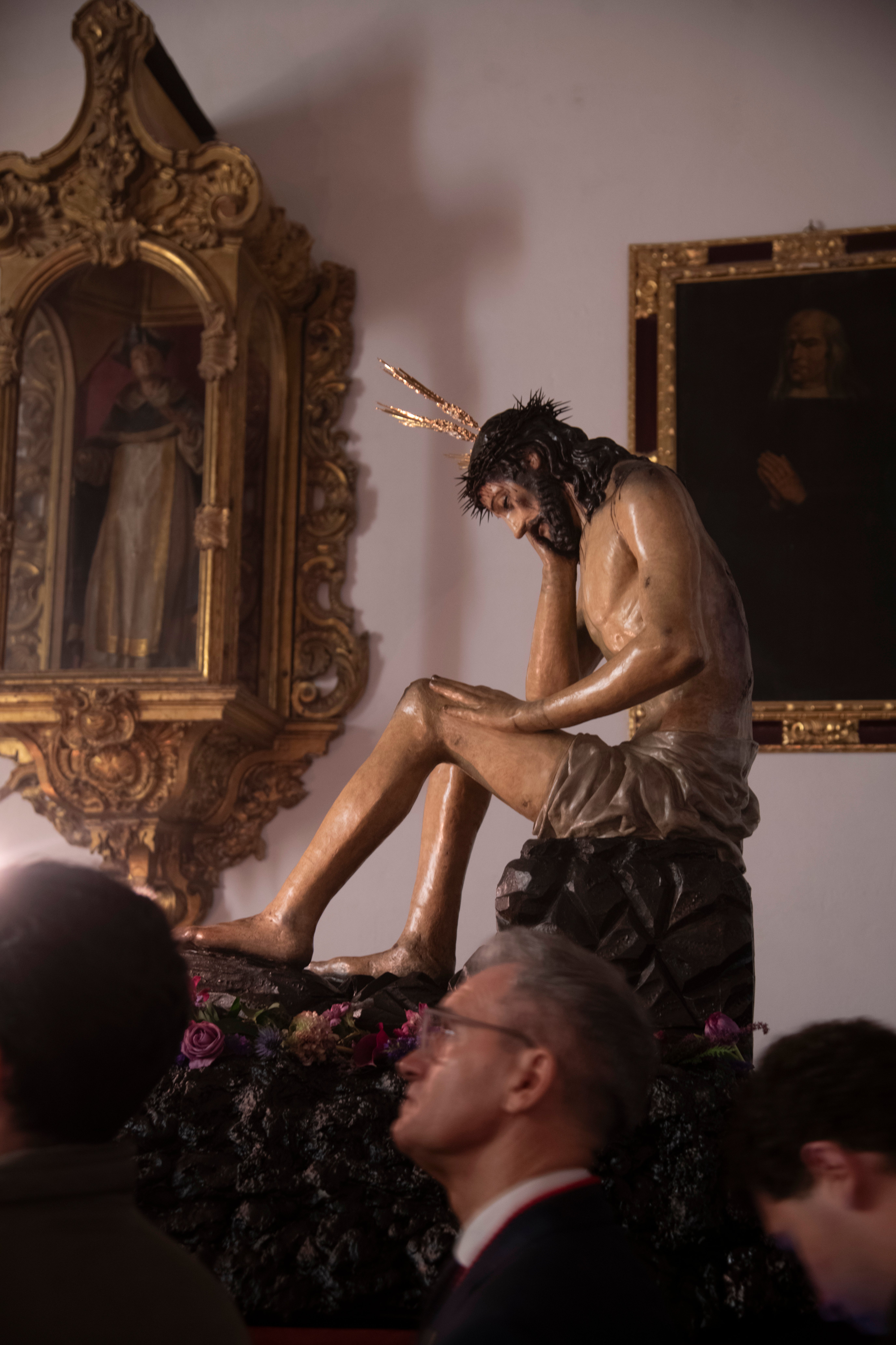 Las imágenes delvía crucis del Señor de la Humildad y Paciencia