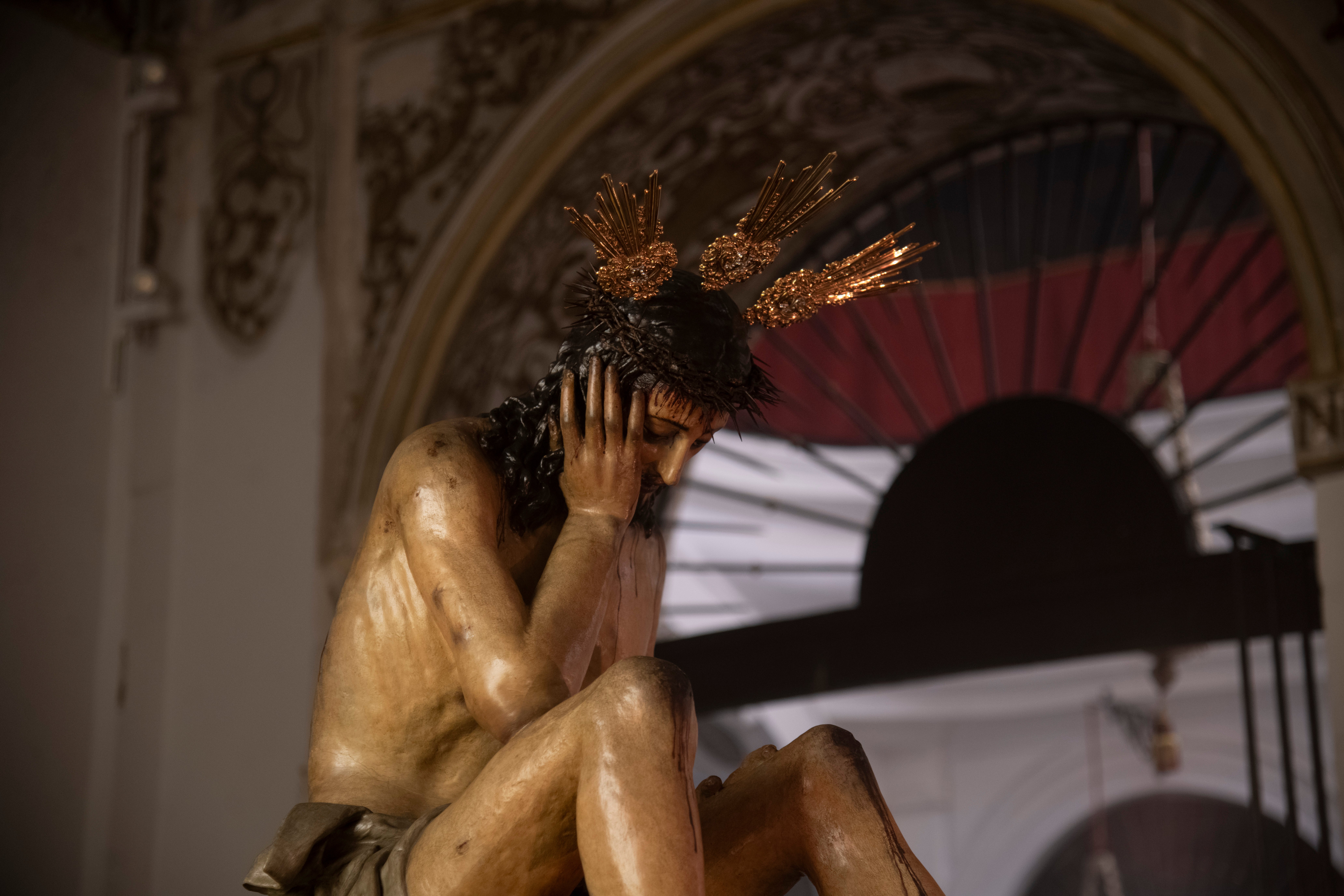 Las imágenes delvía crucis del Señor de la Humildad y Paciencia