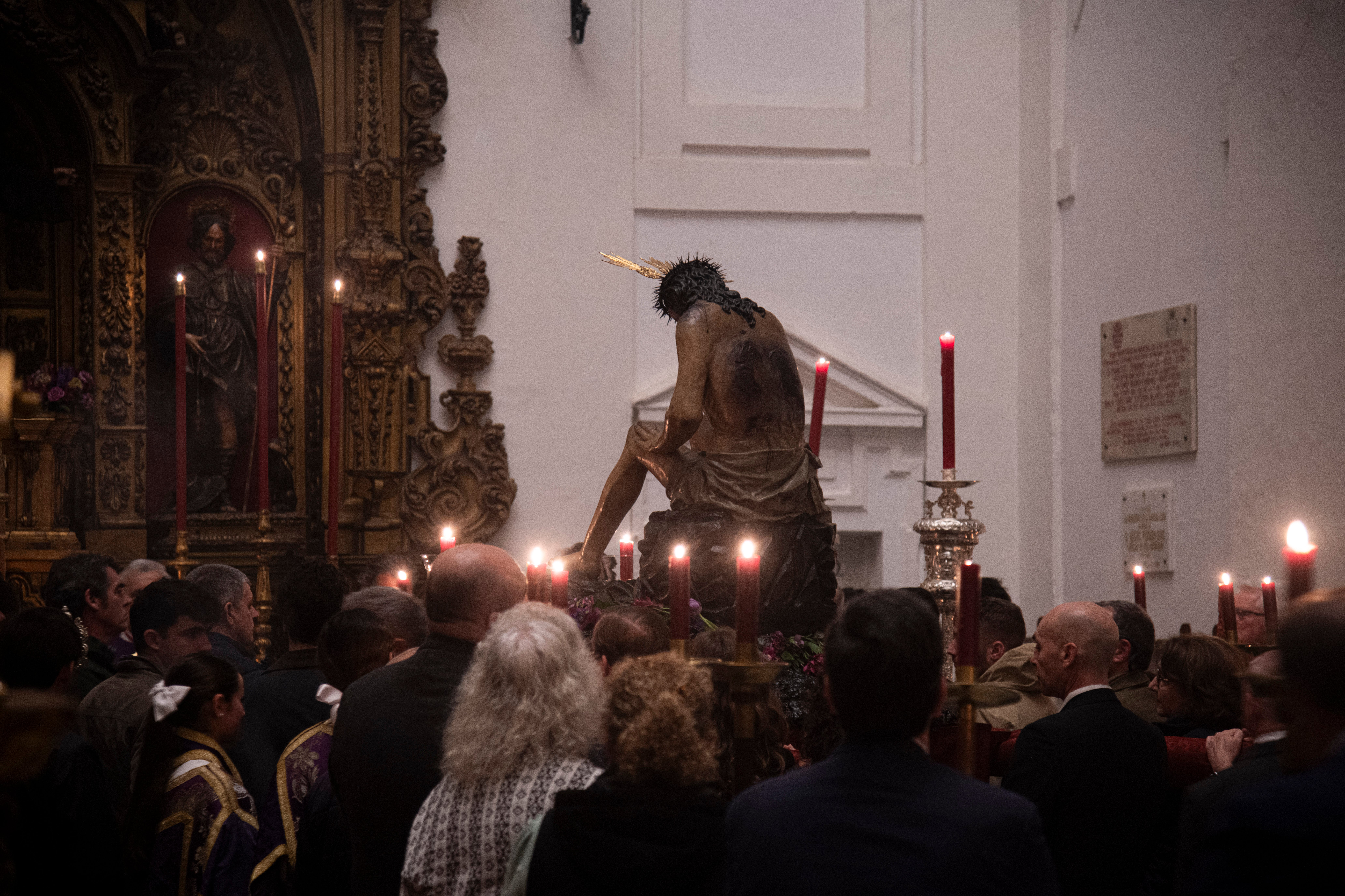 Las imágenes delvía crucis del Señor de la Humildad y Paciencia