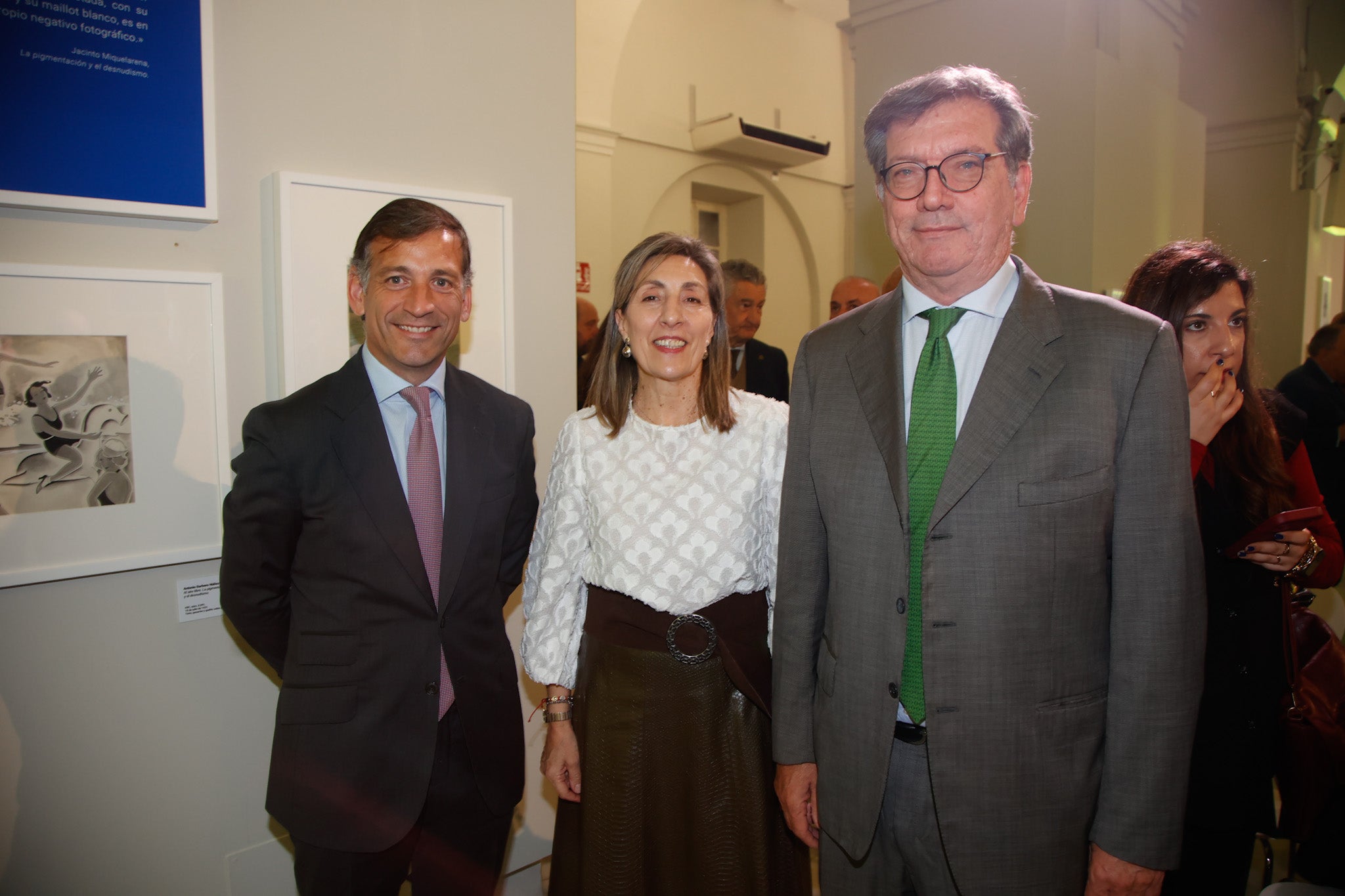 Alvaro Dominguez, Carmen del Campillo y Antonio Alvear