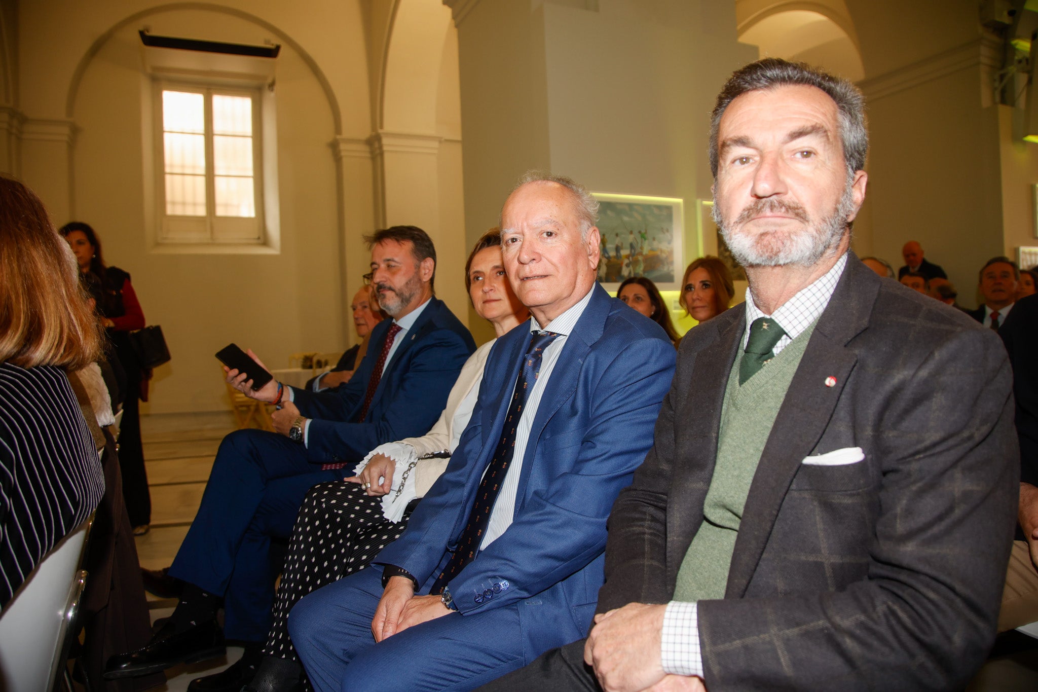 María Morales, Álvaro Ybarra y Marcelo Maestre