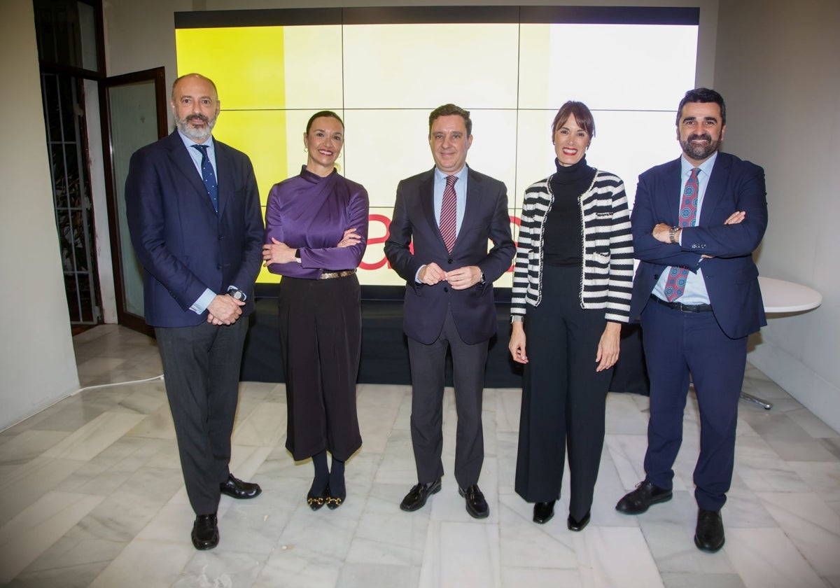 Fernando Vázquez, Irene Giménez, Juan De la Rosa, Zoila Borrego y José Félix Pérez Peña