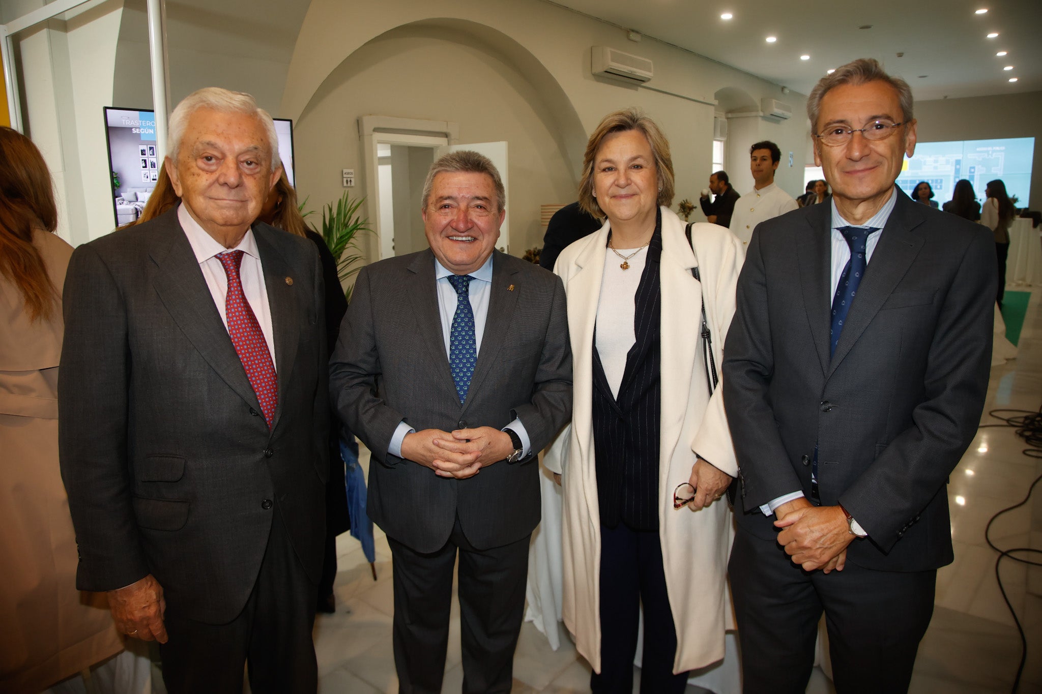 Francisco Herrero, Juan Aguilera, Rosario Santiago y Gabriel Rojas