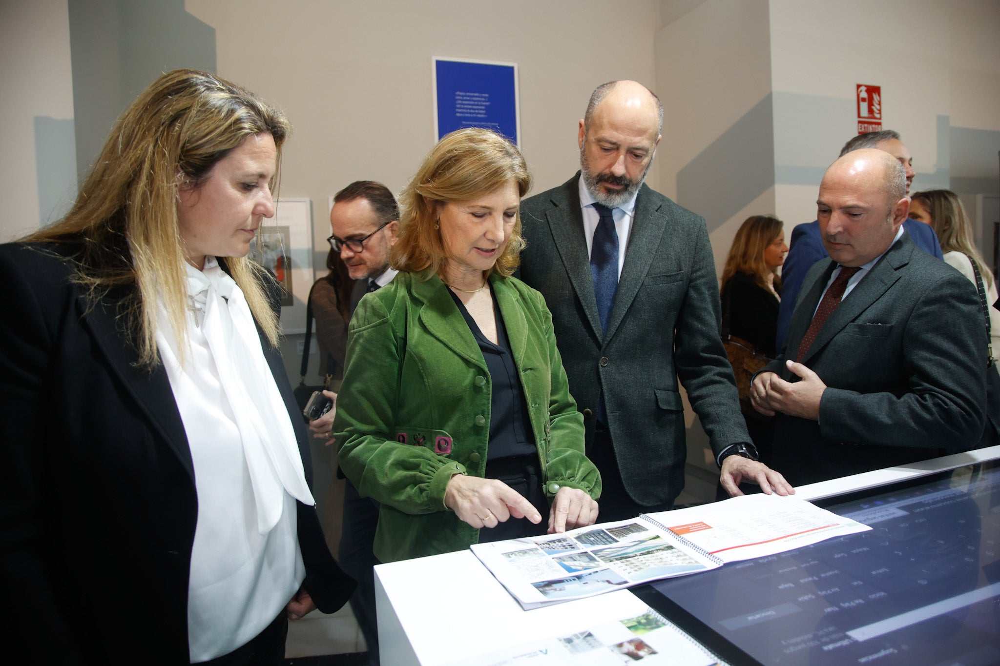 Alicia Martínez en la inauguración del salón inmobiliario Welcome Home 2025 en La Galería