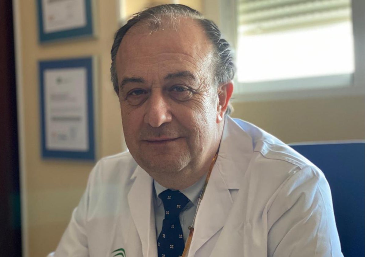 Miguel Colmenero en el Hospital Virgen Macarena