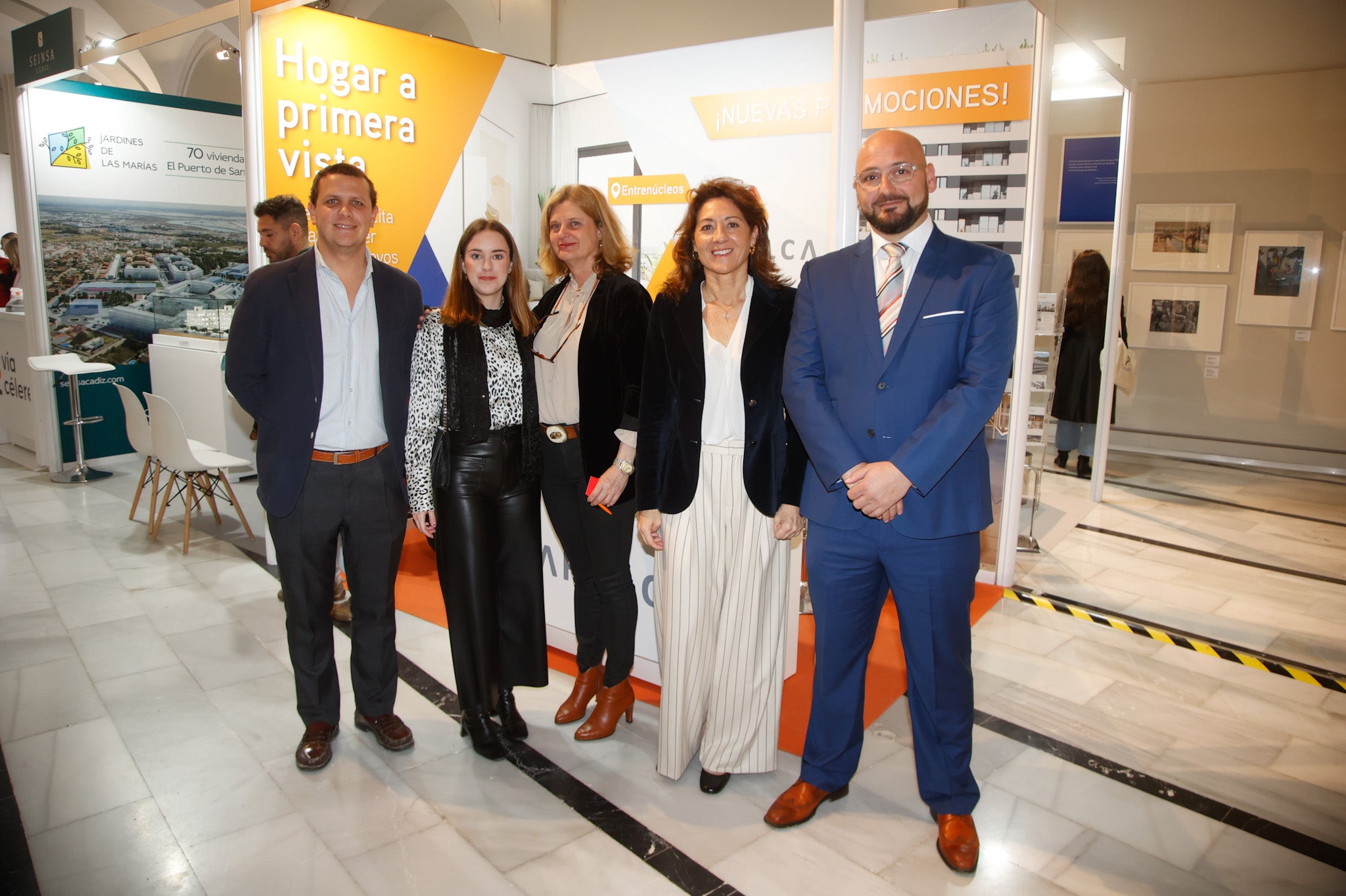 Juan Manuel Jurado, Maria Calderon, Reyes Fernandez-Palacios, Olga Palomar y Guillermo Romero