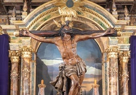 Así se encuentra el Cristo de la Expiración del Museo de Sevilla para el vía crucis a San Andrés