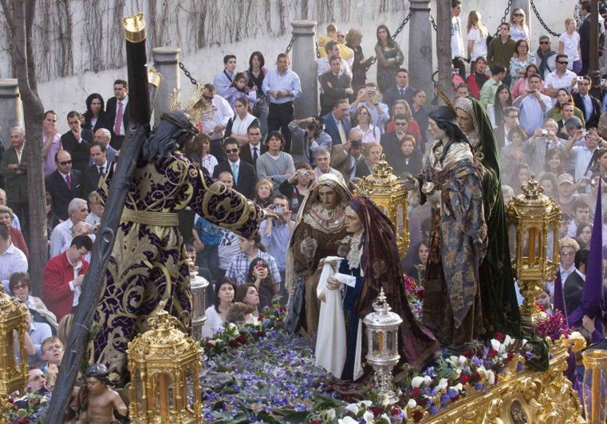 El misterio del Nazareno del Valle con la Verónica y las mujeres