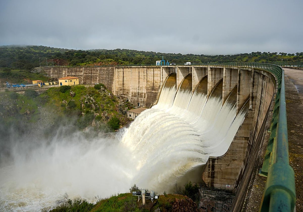 El embalse de Melonares este marzo