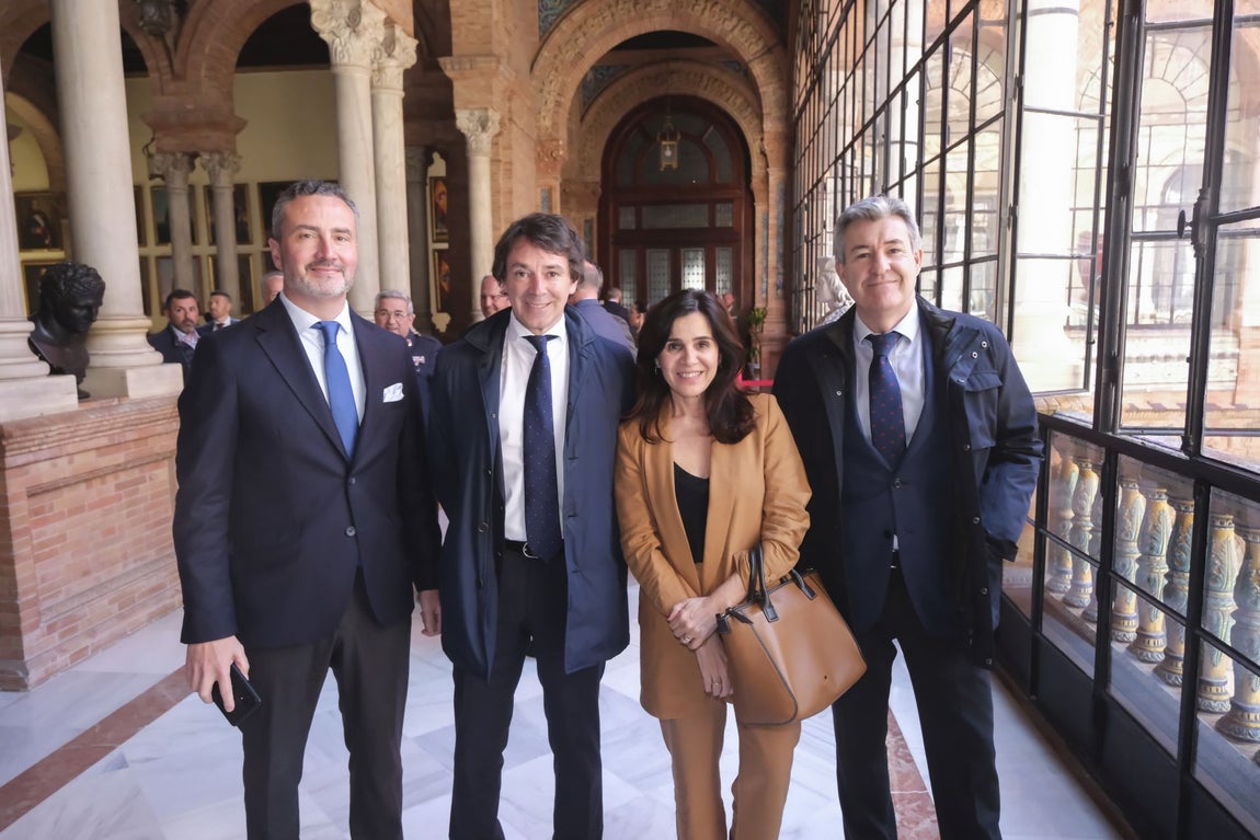 Francisco García, Nicolás Zaira, María José Sánchez y Alberto Platard